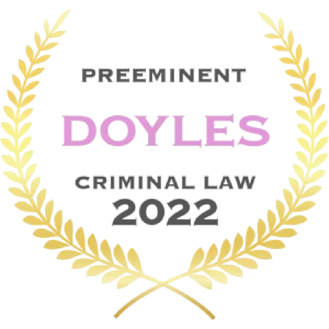 Preeminent Doyles Criminal Law 2022