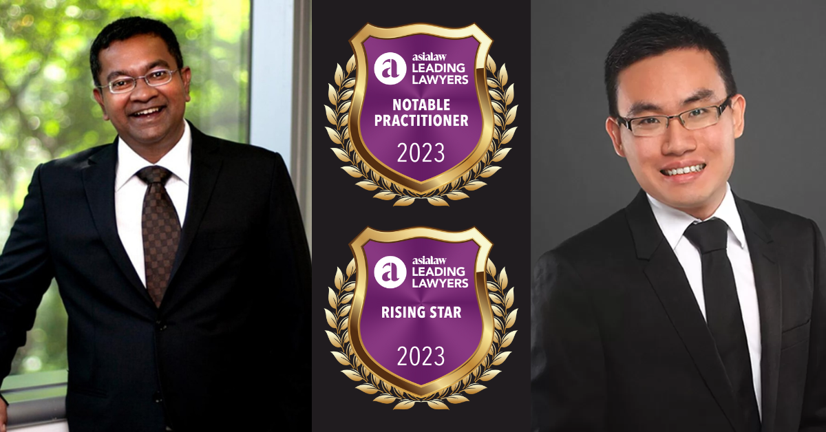 asialaw Leading Lawyers 2023: Eugene Thuraisingam & Suang Wijaya recognised...